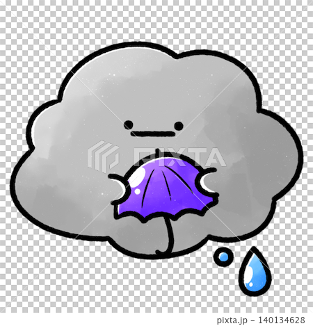 蓬鬆的雨雲 | 撐著傘 140134628