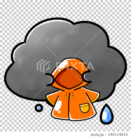 蓬鬆的雨雲 | 雨衣擁抱(無臉) 蓬鬆的雨雲 | 雨衣擁抱(無臉) 140134633