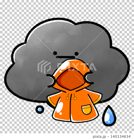 蓬鬆的雨雲 | 雨衣擁抱 140134634