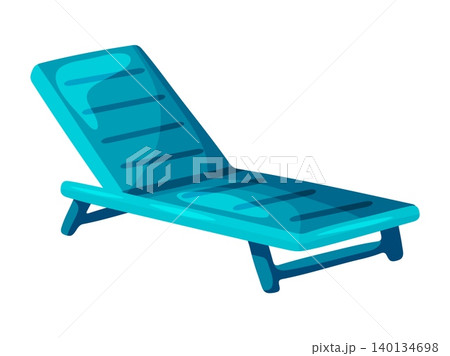 Blue Teal Beach Lounge Chair Sun Bed Clipart Blue Teal Beach Lounge Chair Sun Bed Clipart 140134698