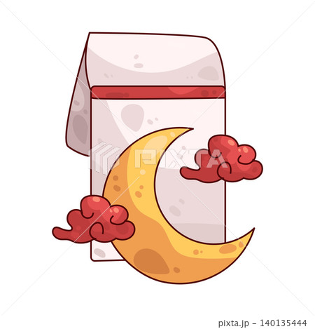 Illustration of Lunar Calendar Illustration of Lunar Calendar 140135444
