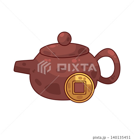 Illustration of Teapot 140135451