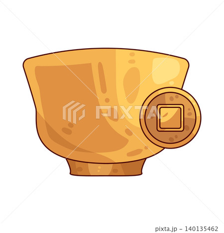 Illustration of Prosperity Bowl Illustration of Prosperity Bowl 140135462