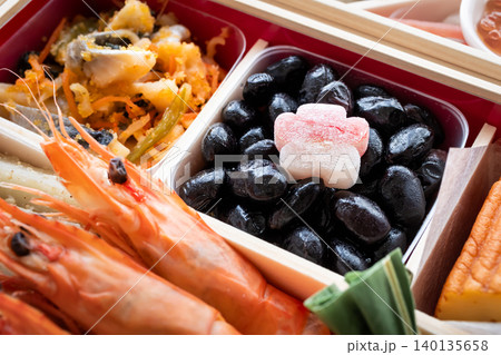 おせち料理の黒豆 おせち料理の黒豆 140135658