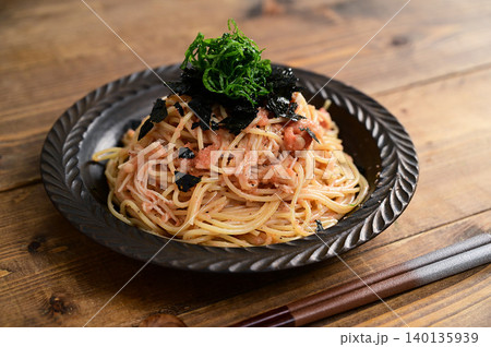 辛子明太子パスタ 辛子明太子パスタ 140135939