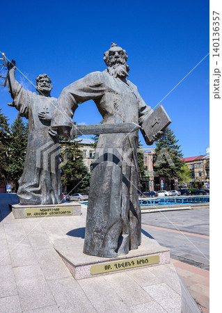 Ghevond Erets statue in Vartanants Square Ghevond Erets statue in Vartanants Square 140136357