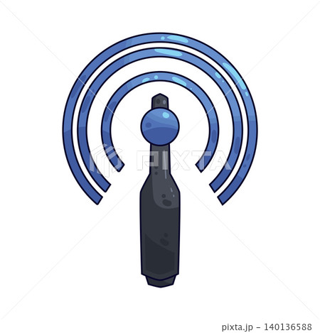 Illustration of Network Signal Illustration of Network Signal 140136588