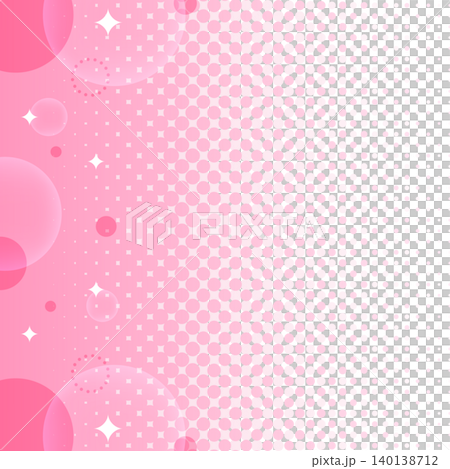 Pop design frame, circular object, dot halftone, square size 140138712