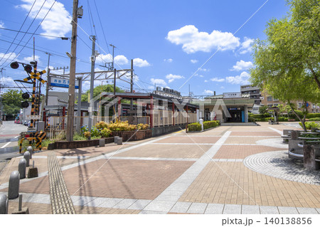 西鉄大宰府線の西鉄五条駅の風景 140138856