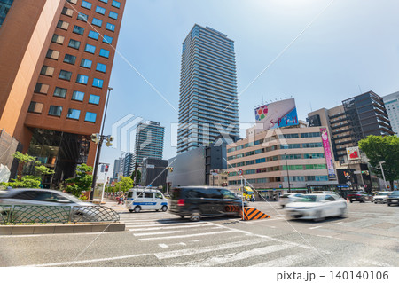 ビルが建ち並ぶ、伏見の街並み〈愛知県名古屋市〉 ビルが建ち並ぶ、伏見の街並み〈愛知県名古屋市〉 140140106