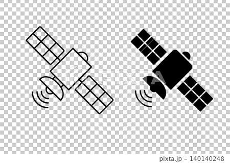 一套以人造衛星為靈感設計的圖示。 一套以人造衛星為靈感設計的圖示。 140140248