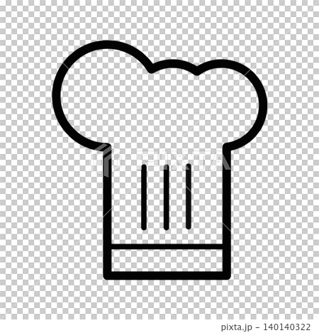Chef's hat line icon Chef's hat line icon 140140322