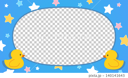 鴨子和星星框架 鴨子和星星框架 140141643