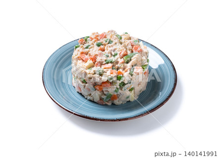 Traditional Russian salad Traditional Russian salad 140141991