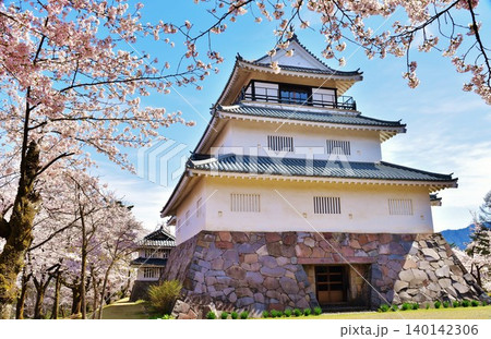 長岡城の桜 長岡城の桜 140142306