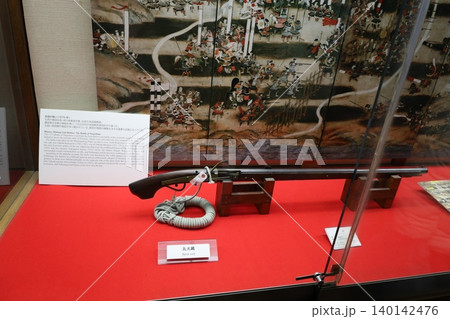 松本城に展示してある丸火縄【長野県・松本市】 松本城に展示してある丸火縄【長野県・松本市】 140142476