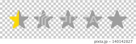 A simple design featuring a half-star rating icon to represent reviews and rankings. A simple design featuring a half-star rating icon to represent reviews and rankings. 140142827
