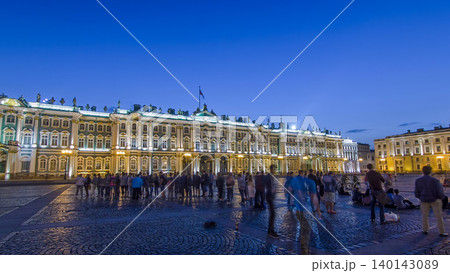 Winter Palace in Saint Petersburg timelapse hyperlapse Winter Palace in Saint Petersburg timelapse hyperlapse 140143089