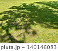 芝生と木陰のある風景 140146083
