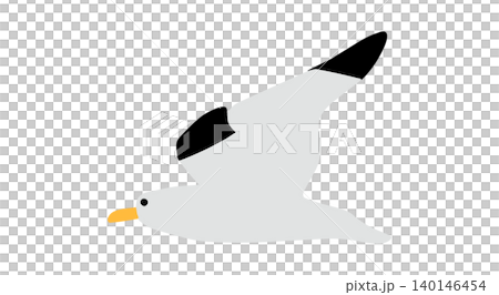 A simple illustration of a white seagull flying in a blue sky (7 images) A simple illustration of a white seagull flying in a blue sky (7 images) 140146454