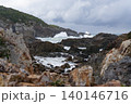 荒れる冬の山陰海岸 唐音海岸 140146716