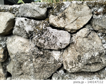 Stone Wall Texture Background with Natural Pattern 140147112
