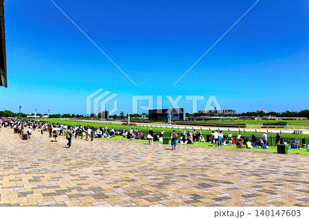 【東京】初夏の府中 多くの人で賑わう東京競馬場 【東京】初夏の府中 多くの人で賑わう東京競馬場 140147603