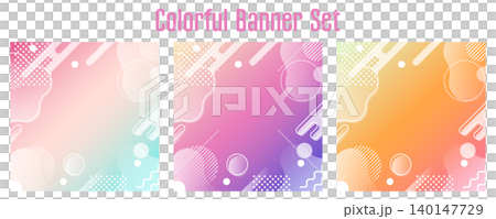 橫幅集_孟菲斯圖案 橫幅集_孟菲斯圖案 140147729