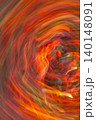 Abstract Red and Orange Floral Swirl in Motion 140148091