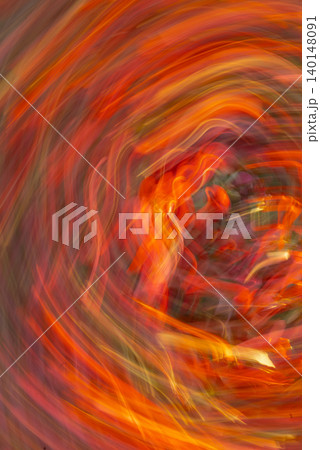 Abstract Red and Orange Floral Swirl in Motion Abstract Red and Orange Floral Swirl in Motion 140148091