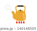 ヤカンでお湯を沸かす 140148505