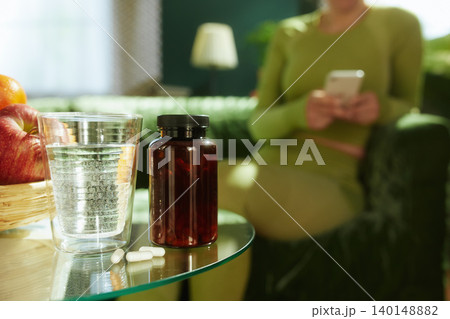 Healthy Living Routine with Supplements and Fresh Fruit Healthy Living Routine with Supplements and Fresh Fruit 140148882