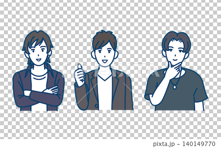 英俊男子的插圖 英俊男子的插圖 140149770