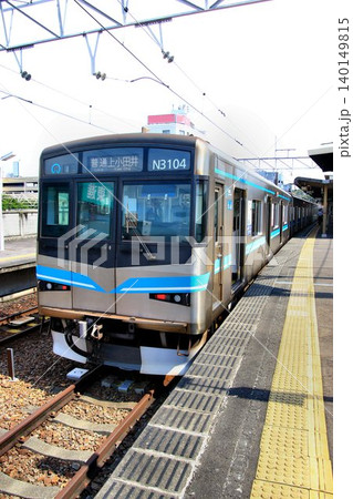 名鉄三河線『豊田市駅』に停車する… 名古屋市交通局【N3000形電車】 名鉄三河線『豊田市駅』に停車する… 名古屋市交通局【N3000形電車】 140149815