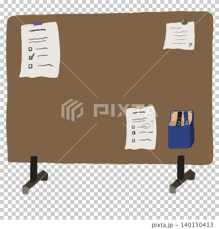 Cute corkboard with papers Cute corkboard with papers 140150413
