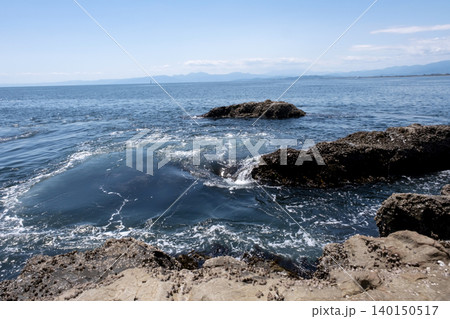 江の島 稚児ヶ淵周辺の海の風景 江の島 稚児ヶ淵周辺の海の風景 140150517