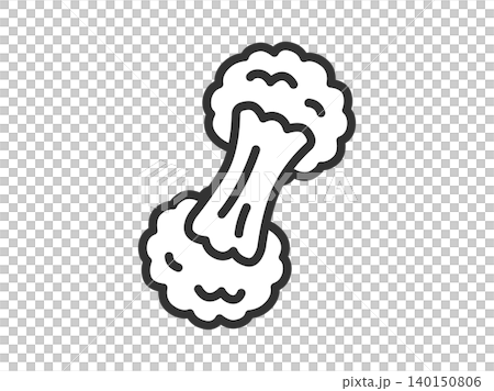 Cheese ball icon (line drawing) illustration Cheese ball icon (line drawing) illustration 140150806