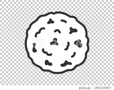 An illustration of an octopus cracker icon (line drawing). An illustration of an octopus cracker icon (line drawing). 140150957