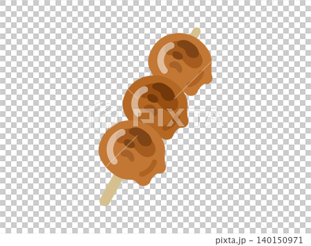 Illustration of a mitarashi dango icon 140150971