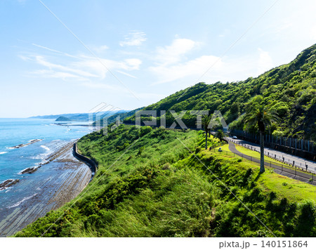 日南海岸(堀切峠付近・宮崎県日南市) 日南海岸(堀切峠付近・宮崎県日南市) 140151864