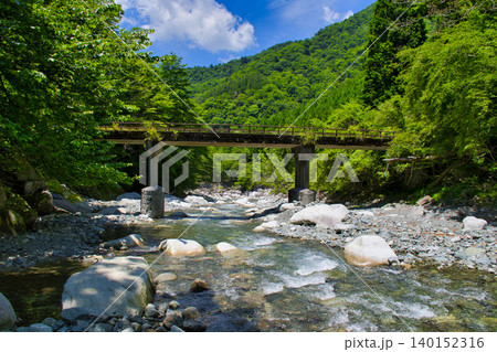 【神奈川県】ユーシン渓谷の風景 140152316