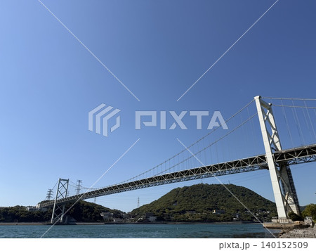 関門海峡大橋の風景 140152509
