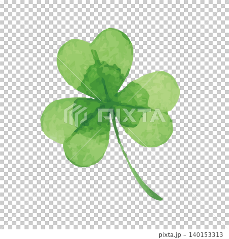 Watercolor-style clover illustration Watercolor-style clover illustration 140153313