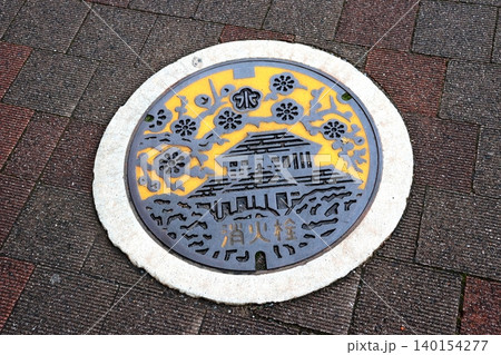 茨城県 水戸市 消火栓 マンホール カラーマンホール 茨城県 水戸市 消火栓 マンホール カラーマンホール 140154277