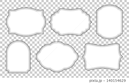 Classic decorative frame, simple frame set Classic decorative frame, simple frame set 140154629