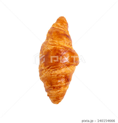 Delicious fresh croissant isolated on white background 140154666