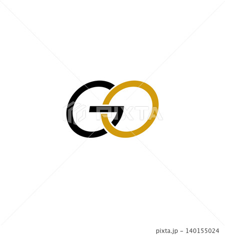 Go letter text vector logo design Go letter text vector logo design 140155024