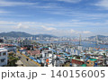 韓国釜山港の風景 140156005