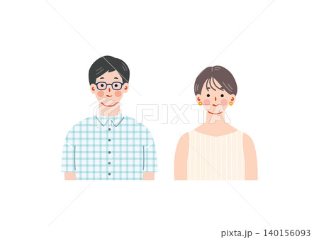 若い男女のイラスト 若い男女のイラスト 140156093
