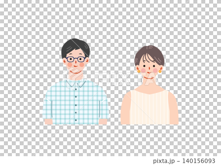 若い男女のイラスト 若い男女のイラスト 140156093
